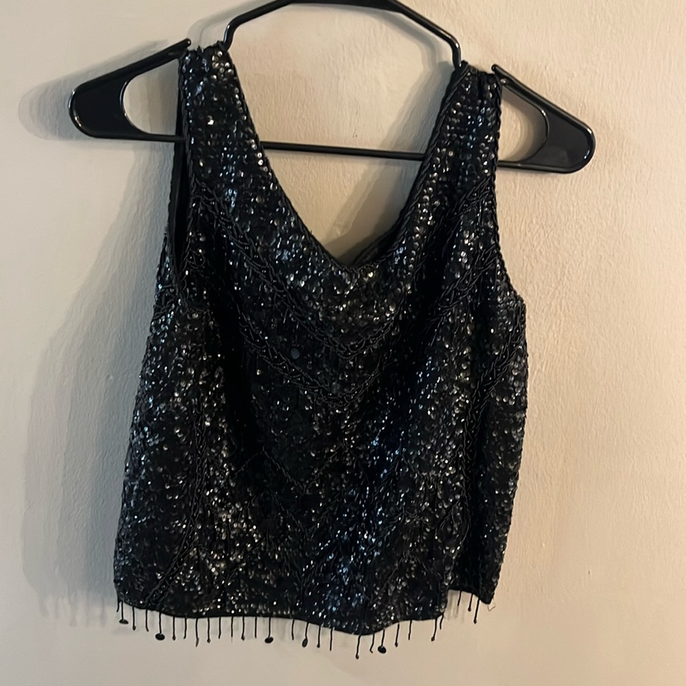 Vintage  90’s imperial sequence top